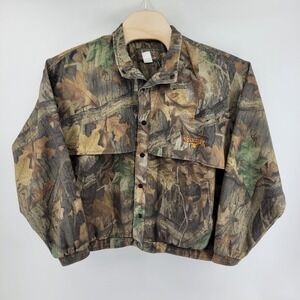ScentLok Advantage Timber Jacket Size XXL Vented Snap Button Camo Hunting